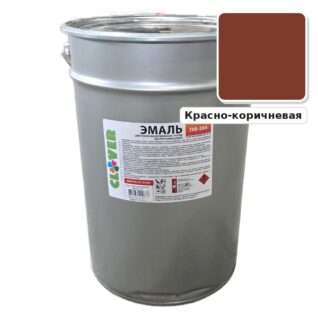 Эмаль ПФ-266 для пола красно-коричневая 25кг