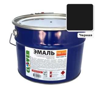 Эмаль ПФ-115 чёрная 10кг